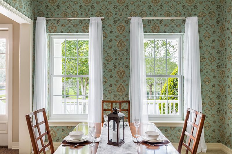 Double Hung Windows For The Dining Room
